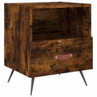 Shumee noční stolek kouřový dub 40 × 35 × 47,5 cm kompozitní dřevo, 827382 - Night Stand