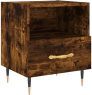 Shumee noční stolek kouřový dub 40 × 35 × 47,5 cm kompozitní dřevo, 827398 - Night Stand