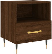 Shumee noční stolek hnědý dub 40 × 35 × 47,5 cm kompozitní dřevo, 827402 - Night Stand