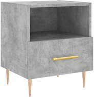 Shumee noční stolek betonově šedý 40 × 35 × 47,5 cm kompozitní dřevo, 827412 - Night Stand