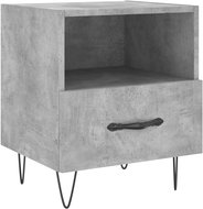 Shumee noční stolek betonově šedý 40 × 35 × 47,5 cm kompozitní dřevo, 827428 - Night Stand