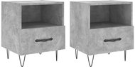 Shumee noční stolky 2 ks, betonově šedé 40 × 35 × 47,5 cm kompozitní dřevo - Night Stand