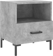 Shumee noční stolek betonově šedý 40 × 35 × 47,5 cm kompozitní dřevo, 827444 - Night Stand