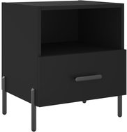 Shumee noční stolek černý 40 × 35 × 47,5 cm kompozitní dřevo, 827454 - Night Stand