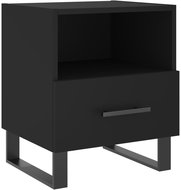 Shumee noční stolek černý 40 × 35 × 47,5 cm kompozitní dřevo, 827486 - Night Stand