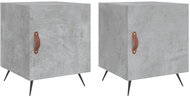 Shumee noční stolky 2 ks, betonově šedé 40 × 40 × 50 cm kompozitní dřevo, 827509 - Night Stand