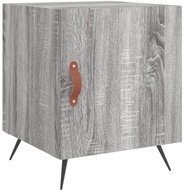 Shumee noční stolek šedý sonoma 40 × 40 × 50 cm kompozitní dřevo, 827512 - Night Stand