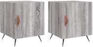 Shumee noční stolky 2 ks, šedé sonoma 40 × 40 × 50 cm kompozitní dřevo, 827513 - Night Stand