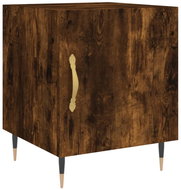 Shumee bedside table smoke oak 40 × 40 × 50 cm composite wood, 827526 - Night Stand