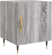 Shumee noční stolek šedý sonoma 40 × 40 × 50 cm kompozitní dřevo, 827528 - Night Stand