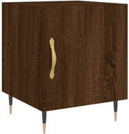 Shumee noční stolek hnědý dub 40 × 40 × 50 cm kompozitní dřevo, 827530 - Night Stand