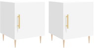 Shumee noční stolky 2 ks, bílé 40 × 40 × 50 cm kompozitní dřevo - Night Stand