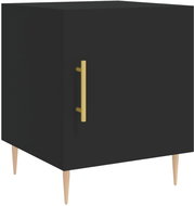 Shumee noční stolek černý 40 × 40 × 50 cm kompozitní dřevo, 827534 - Night Stand