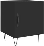 Shumee noční stolek černý 40 × 40 × 50 cm kompozitní dřevo, 827550 - Night Stand