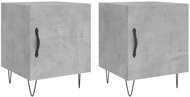 Shumee noční stolky 2 ks, betonově šedé 40 × 40 × 50 cm kompozitní dřevo, 827557 - Night Stand