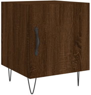 Shumee noční stolek hnědý dub 40 × 40 × 50 cm kompozitní dřevo, 827562 - Night Stand
