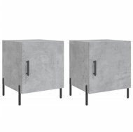 Shumee noční stolky 2 ks, betonově šedé 40 × 40 × 50 cm kompozitní dřevo, 827589 - Night Stand