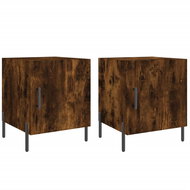 Shumee noční stolky 2 ks, kouřový dub 40 × 40 × 50 cm kompozitní dřevo, 827591 - Night Stand