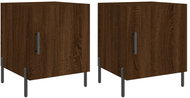 Shumee noční stolky 2 ks, hnědý dub 40 × 40 × 50 cm kompozitní dřevo, 827595 - Night Stand