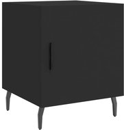 Shumee noční stolek černý 40 × 40 × 50 cm kompozitní dřevo, 827598 - Night Stand
