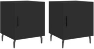 Shumee noční stolky 2 ks, černé 40 × 40 × 50 cm kompozitní dřevo - Night Stand
