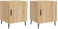 Shumee noční stolky 2 ks, dub sonoma 40 × 40 × 50 cm kompozitní dřevo, 827603 - Night Stand
