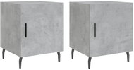 Shumee noční stolky 2 ks, betonově šedé 40 × 40 × 50 cm kompozitní dřevo, 827605 - Night Stand