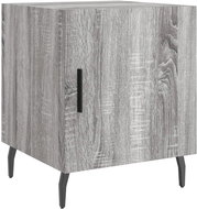 Shumee noční stolek šedý sonoma 40 × 40 × 50 cm kompozitní dřevo, 827608 - Night Stand