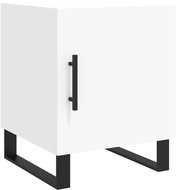 Shumee noční stolek bílý 40 × 40 × 50 cm kompozitní dřevo, 827612 - Night Stand