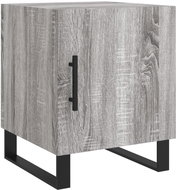 Shumee noční stolek šedý sonoma 40 × 40 × 50 cm kompozitní dřevo, 827624 - Night Stand