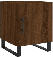 Shumee noční stolek hnědý dub 40 × 40 × 50 cm kompozitní dřevo, 827626 - Night Stand