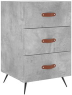 Shumee noční stolek betonově šedý 40 × 40 × 66 cm kompozitní dřevo, 827632 - Night Stand