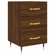 Shumee noční stolek hnědý dub 40 × 40 × 66 cm kompozitní dřevo, 827643 - Night Stand
