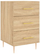 Shumee noční stolek dub sonoma 40 × 40 × 66 cm kompozitní dřevo - Night Stand