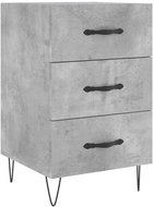 Shumee noční stolek betonově šedý 40 × 40 × 66 cm kompozitní dřevo, 827656 - Night Stand