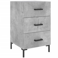 Shumee noční stolek betonově šedý 40 × 40 × 66 cm kompozitní dřevo, 827664 - Night Stand