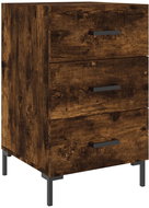 Shumee noční stolek kouřový dub 40 × 40 × 66 cm kompozitní dřevo, 827665 - Night Stand