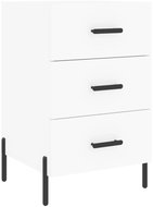 Shumee noční stolek bílý 40 × 40 × 66 cm kompozitní dřevo, 827668 - Night Stand