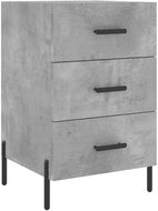 Shumee noční stolek betonově šedý 40 × 40 × 66 cm kompozitní dřevo, 827672 - Night Stand