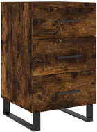 Shumee noční stolek kouřový dub 40 × 40 × 66 cm kompozitní dřevo - Night Stand