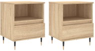 Shumee noční stolky 2 ks, dub sonoma 40 × 35 × 50 cm kompozitní dřevo, 830611 - Night Stand
