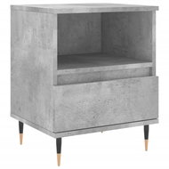 Shumee noční stolek betonově šedý 40 × 35 × 50 cm kompozitní dřevo, 830612 - Night Stand