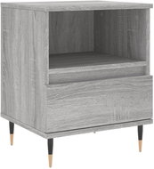 Shumee noční stolek šedý sonoma 40 × 35 × 50 cm kompozitní dřevo, 830616 - Night Stand
