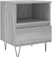 Shumee noční stolek šedý sonoma 40 × 35 × 50 cm kompozitní dřevo, 830632 - Night Stand