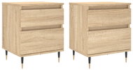Shumee noční stolky 2 ks, dub sonoma 40 × 35 × 50 cm kompozitní dřevo - Night Stand