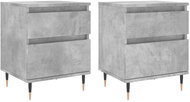Shumee noční stolky 2 ks, betonově šedé 40 × 35 × 50 cm kompozitní dřevo, 830661 - Night Stand