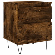 Shumee noční stolek kouřový dub 40 × 35 × 50 cm kompozitní dřevo - Night Stand