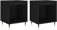 Shumee noční stolky 2 ks, černé 40 × 35 × 50 cm kompozitní dřevo - Night Stand