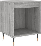 Shumee noční stolek šedý sonoma 40 × 35 × 50 cm kompozitní dřevo - Night Stand