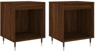Shumee noční stolky 2 ks, hnědý dub 40 × 35 × 50 cm kompozitní dřevo - Night Stand